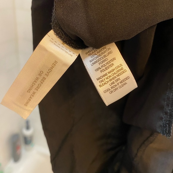 LAST Call Black Silk-Like Romper - Picture 5 of 5